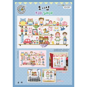 Borduurpatroon Toy Shop -...