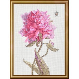 Cross stitch kit Peonies -...