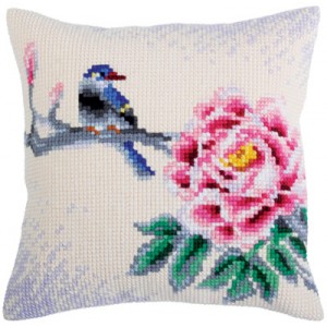 Kussen borduurpakket Flower...