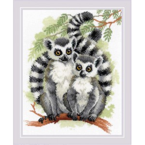 Borduurpakket Lemurs - RIOLIS