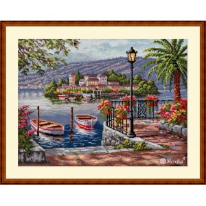 Cross stitch kit Lago del...