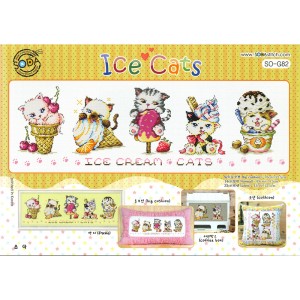Cross Stitch Chart Ice Cats...