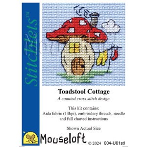Borduurpakket Toadstool...