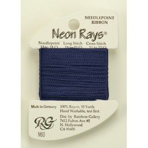 Neon Rays Navy Blue -...