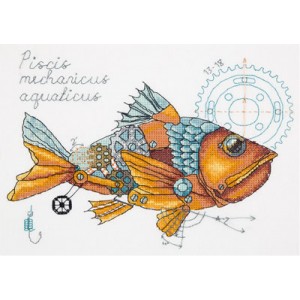 Cross stitch kit Clockwork...