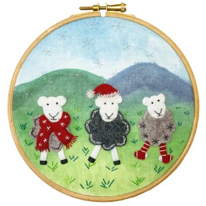 Felt embroiderykit Bothy...