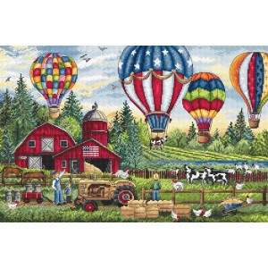 Cross stitch kit Up Up and...
