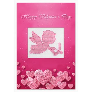 Cross stitch kit Postcard...