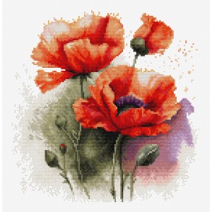 Borduurpakket The Poppy...