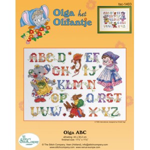 Borduurpakket Olga ABC...