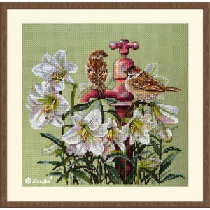 Cross stitch kit Among the...