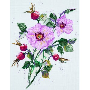 Cross Stitch Kit Wild Rose...