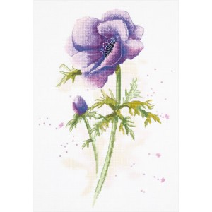 Cross stitch kit Anemone -...