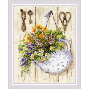 Cross stitch kit Summer Tea...