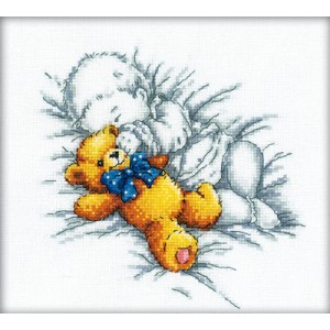 Cross Stitch Kit Baby with...