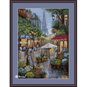 Borduurpakket Rainy Paris -...