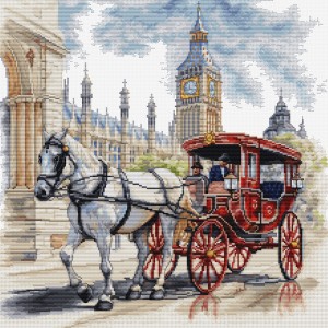 Borduurpakket Carriage Ride...