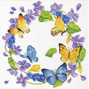 Pre-printed cross stitch...