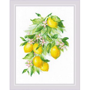 Borduurpakket Bright Lemons...