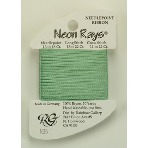 Neon Rays Pale Green -...