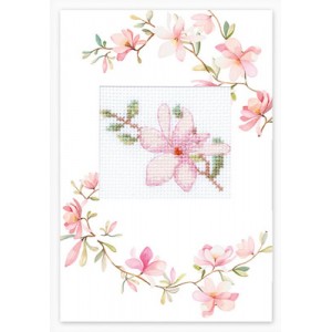 Cross stitch kit Postcard...
