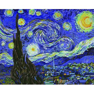 Pre-printed cross stitch...