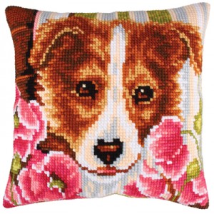 Kussen borduurpakket Dog...