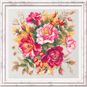 Cross stitch kit Flower...