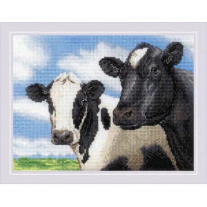 Borduurpakket Cows - RIOLIS