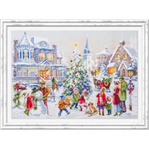 Borduurpakket Christmas Eve...