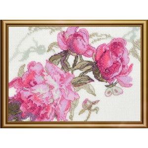 Borduurpakket Peonies -...