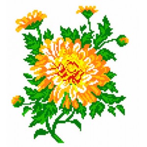 Voorbedrukt Aida Calendula...