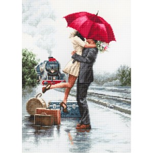 Cross stitch kit Couple on...