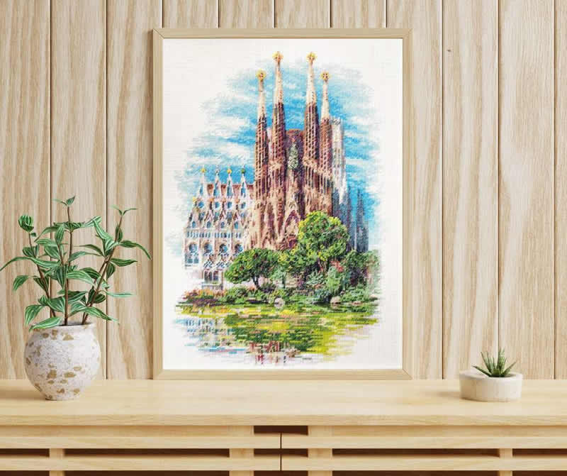 Cross stitch kit Sagrada Familia - RIOLIS > Create it Yourself > RIOLIS ...