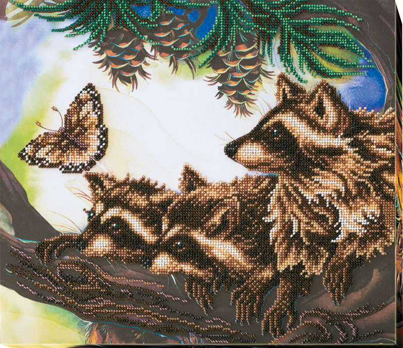 Bead Embroidery kit Funny Game - Abris Art > Series AB > Abris Art > Bead Embroidery  Kits > The Stitch Company B.V.