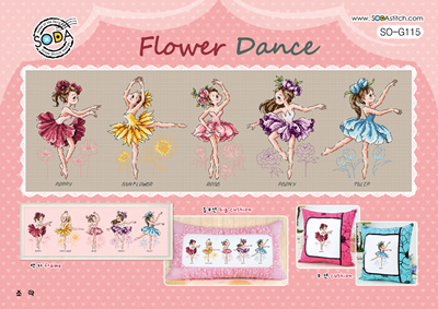 Cross Stitch Chart Flower Dance Soda Stitch Soda 