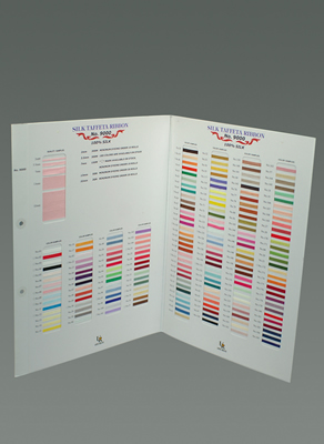 Yli Silk Ribbon Color Chart