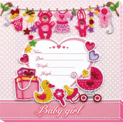 Bead Embroidery kit Metric for a Girl - Abris Art