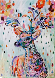 Kralen borduurpakket Noble Deer - Abris Art