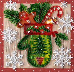 Bead Embroidery kit Children's Holiday - Abris Art