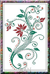 Cross Stitch Chart Summer Bouquet - Alessandra Adelaide