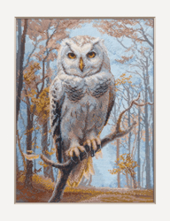 Cross stitch kit Wildwood Owl - Aine