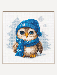 Cross stitch kit Cuddly Owl - Aine