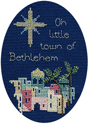 Cross stitch kit Christmas Card - Bethlehem  - Bothy Threads