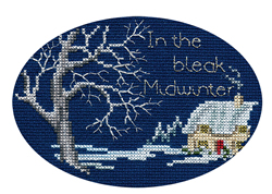 Cross stitch kit Christmas Card - Midwinter  - Bothy Threads