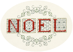 Cross stitch kit Christmas Card - Noel  - Bothy Threads