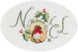 Cross stitch kit Christmas Card - Noel Robin - Bothy Threads