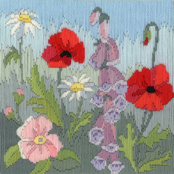 Platsteek pakket Long Stitch Seasons - Summer - Derwentwater Designs