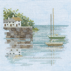 Cross stitch kit Minuets - Quayside  - Derwentwater Designs