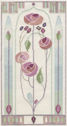 Cross stitch kit Mackintosh - Oriental Rose - Derwentwater Designs